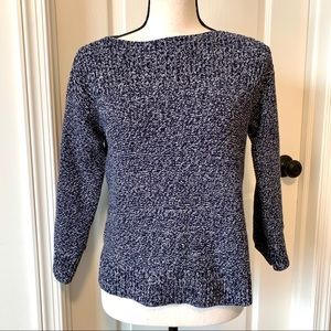 LOFT Petites Marbled Boatneck Sweater—SZ. XXSP